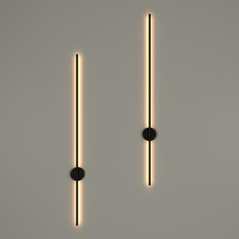 Светильник светодиодный RVE-PLS1210-LINE-BRA-1000-N 10Вт 4000К 1000х12х10 бра накладной черн. RVElektro RVE00003340