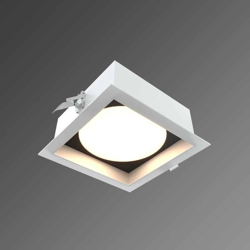 Светильник светодиодный RVE-LBX-SENSO-190х190-V Карданник 190х190х67мм 10Вт встраиваемый 4000К бел. RVElektro RVE00003323