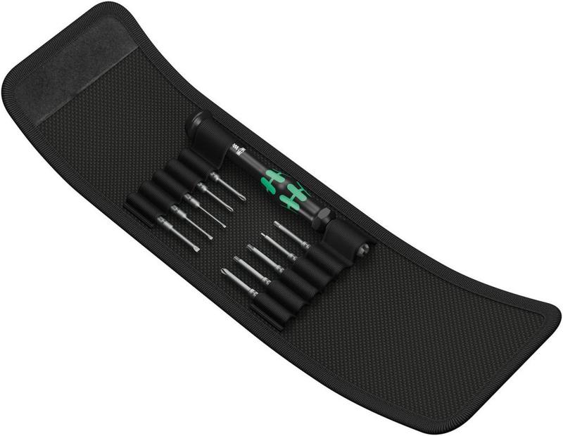 Набор бит прецизионных и рукоятки-битодержателя Kraftform Kompakt Micro 11 Universal 1 11 предметов хвостовик Halfmoon/HIOS 4мм Wera WE-135938