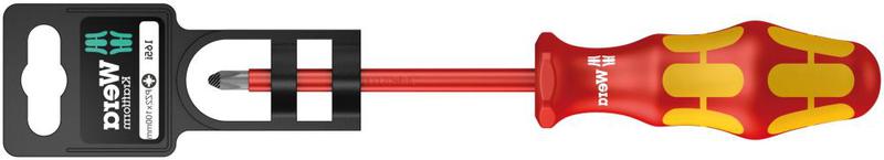 Отвертка диэлектрическая крестовая 165 i PZ VDE SB (PZ 1х80мм) Wera WE-100015