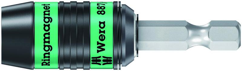 Битодержатель быстросъемный 887/4 RR Rapidaptor 1/4дюйм E6.3 с магнитным кольцом 57мм Wera WE-052490