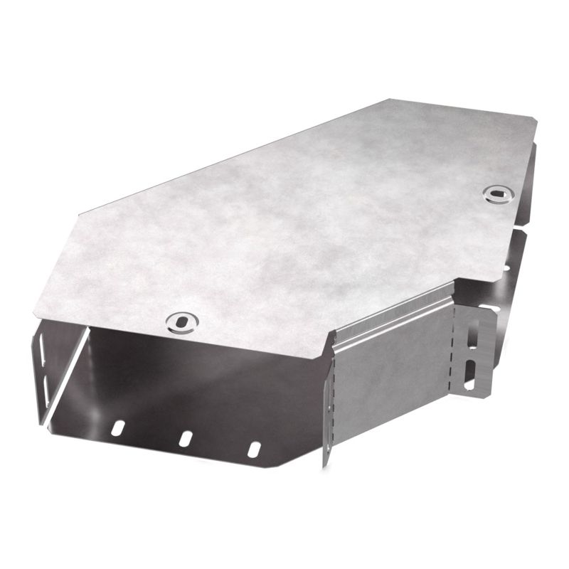 Угол для лотка горизонтальный 90град. 200х100 Стандарт с крышкой Промрукав PR16.0419