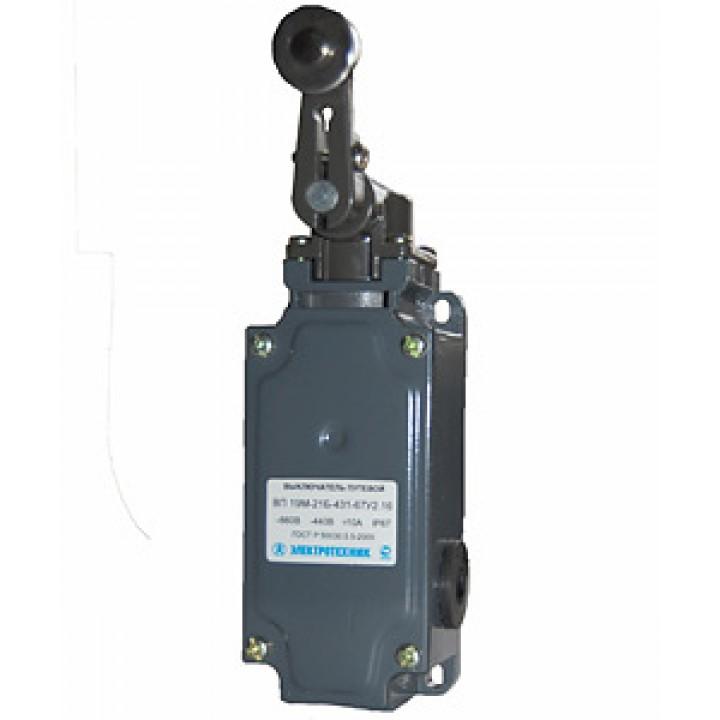 Выключатель путевой ВП-19 21Б431-67У2.15 1НО+3НЗ 10А IP67 рычаг с роликом A8014-80086296