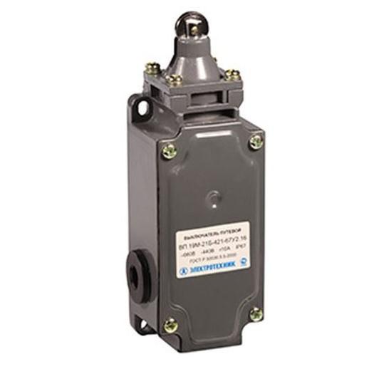 Выключатель путевой ВП-19 21В421-67У2.17 3НО+1НЗ 10А IP67 толкатель с роликом A8014-80085459