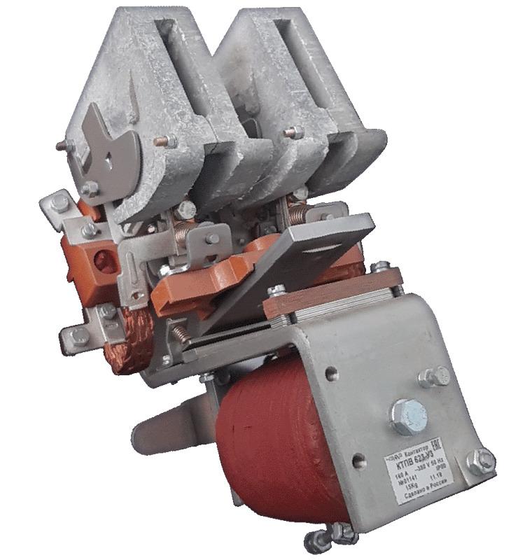 Контактор КТПВ-623 кат. 220В DC 2НО+1НЗ задн. присоед. продолжит. режим работы 136230224.01 ЧЭАЗ A8119-80081130