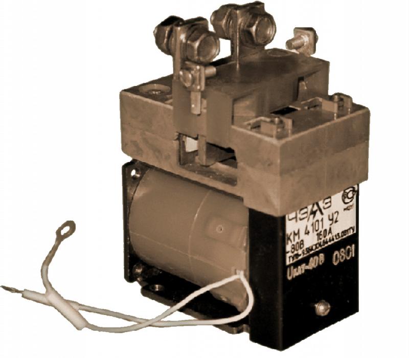 Контактор КМ-4101 24В DC мягкий вывод катушки располож. справа (102.109.528) ЧЭАЗ A8119-79682231