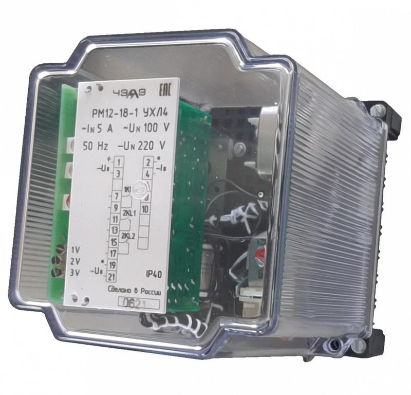 Реле направления мощности РМ-12-18-1 5А 110В передн. присоед. ЧЭАЗ A8119-80094789