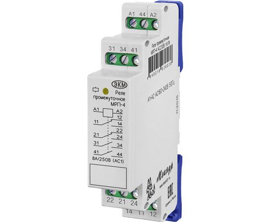 Реле промежуточное МРП-4 ACDC110В УХЛ4 (спец.) Меандр A8302-16936052