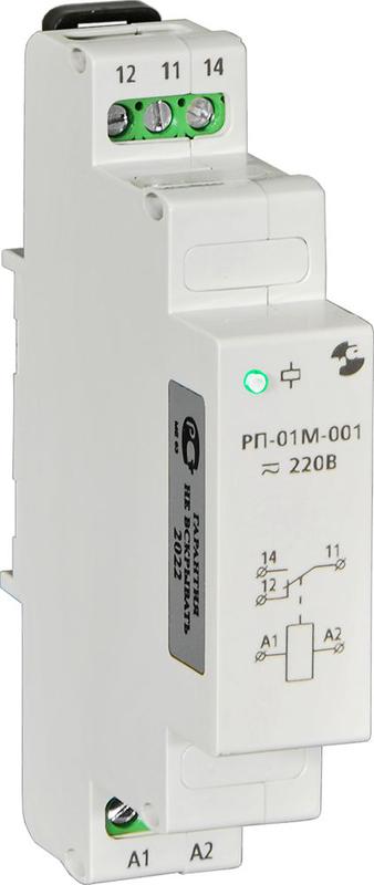 Реле промежуточное РП-01М-001 12В 50Гц/пост. максимальный коммутируемый ток контактов 16А 1п УХЛ4 Реле и Автоматика A8223-79687489