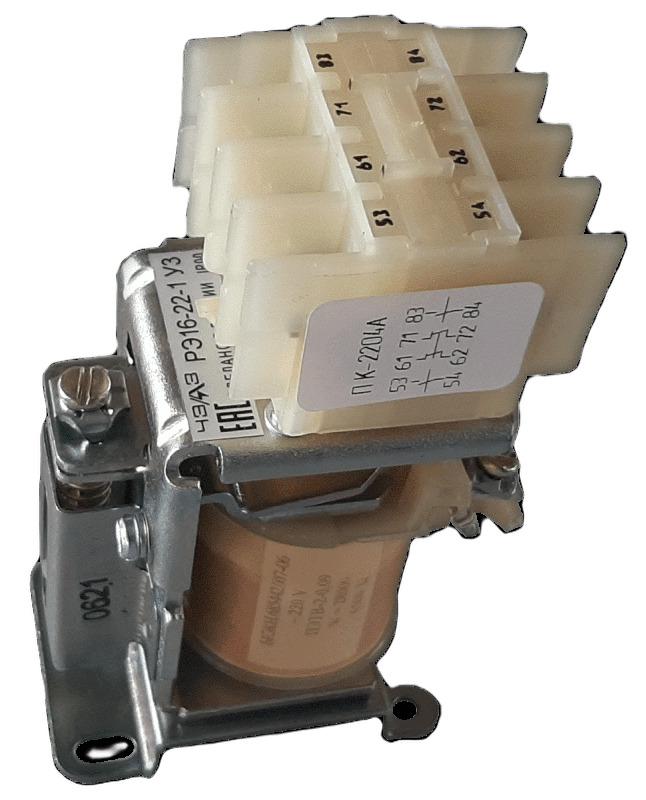 Реле промежуточное РЭ-16-22-1 220В DC ЧЭАЗ A8119-77964309