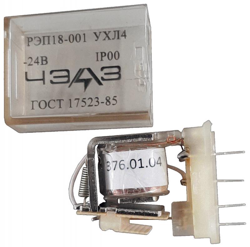Реле промежуточное РЭП-18-001 5В DC с розеткой ЧЭАЗ A8119-T70877697