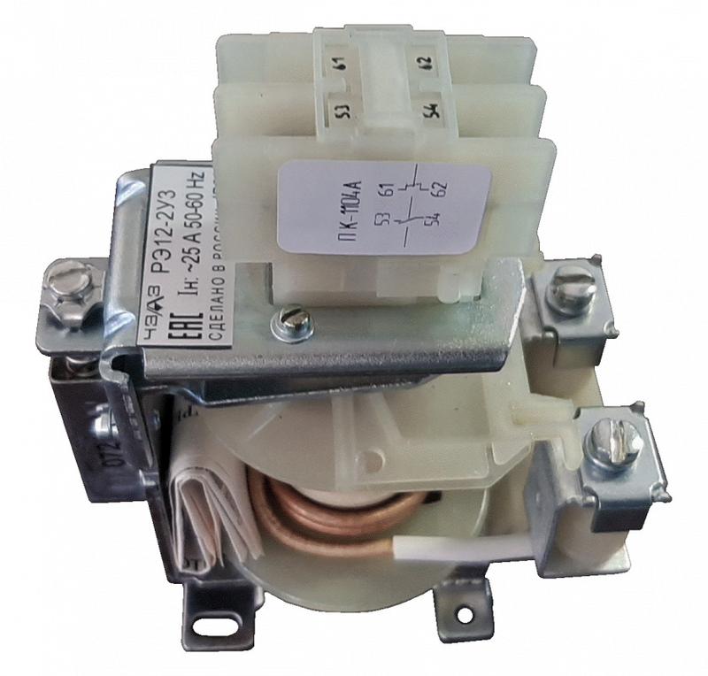 Реле тока РЭ-12-2-25А (110-350)% 1НО+1НЗ передн. присоед. ЧЭАЗ A8119-77942390