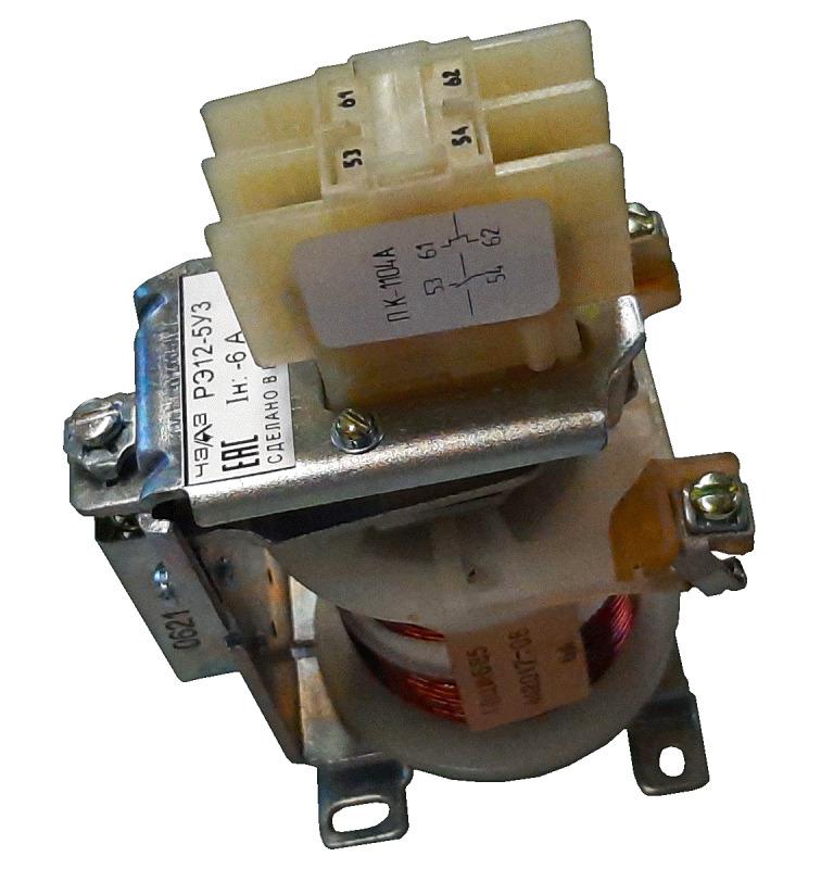 Реле тока РЭ-12-5-6А 1НО+1НЗ передн. присоед. ЧЭАЗ A8119-77944578