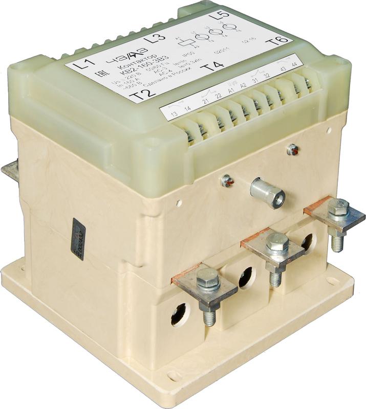 Контактор вакуумный КВ-2-160-3В3 (4НО+4НЗ) кат. 220В AC/DC с блоком включения БВ2 (133030201.01) ЧЭАЗ A8119-82694208