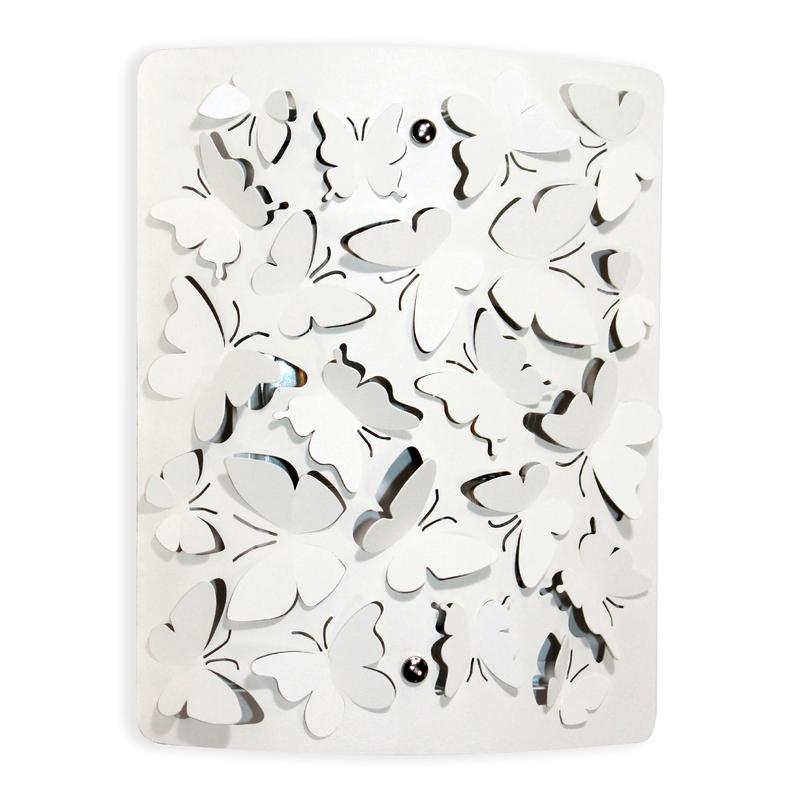 Светильник "Эффект" 290х250 НББ 07-2х40-002 М76 держ. винт хром/шнур бел. (ИМ) настенный бел.муар Элетех 1005405197