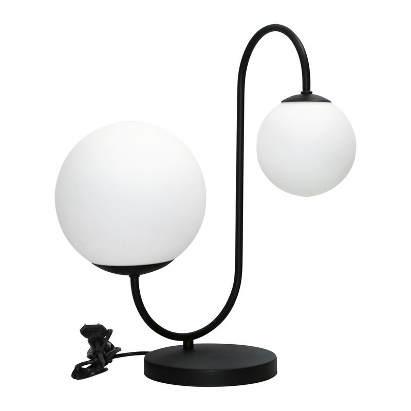 Светильник "Тефия" ННБ 63-2х40-020 шнур черн. (ИМ) настольный черн. муар Элетех 1005405128