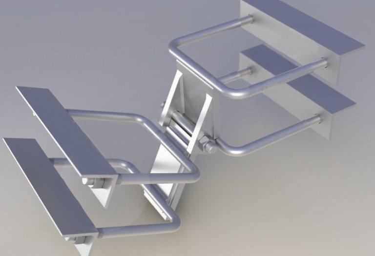 Крепление подкоса У 71 (краска) (Л57-97 06.01) ФЕРРУМ НФ-00000242