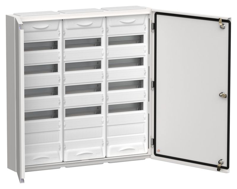 Корпус ЩРн-180 (3х60) TITAN 5 835х830х140 IP54 метал. бел. IEK TI5-50-N-3X060-54