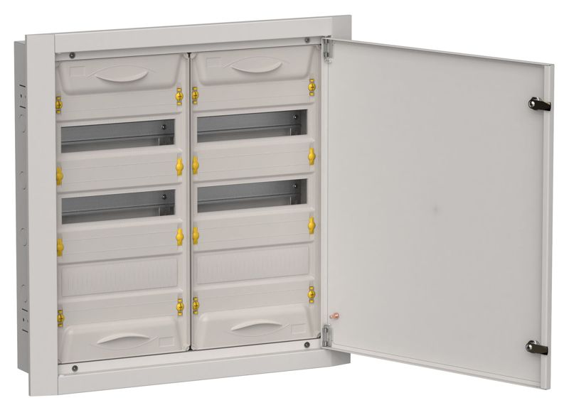 Корпус ЩРв-72 (2х36) TITAN 5 630х625х130 IP31 метал. сер. IEK TI5-50-V-2X036-31-7035