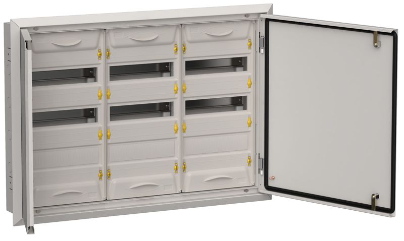 Корпус ЩРв-108 (3х36) TITAN 5 630х885х130 IP31 сер. метал. IEK TI5-50-V-3X036-31-7035