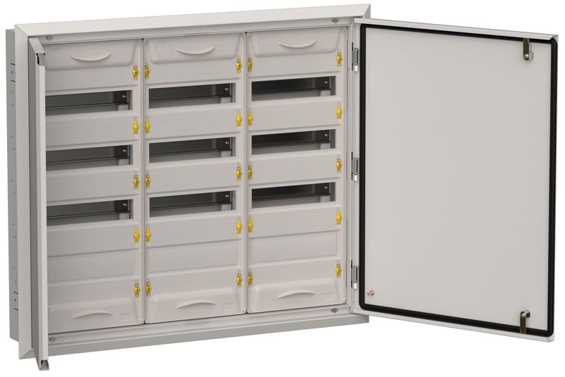 Корпус ЩРв-144 (3х48) TITAN 5 755х885х130 IP31 сер. метал. IEK TI5-50-V-3X048-31-7035