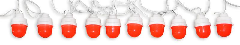 Гирлянда из фонарей ФС 12 с шагом 5м хвост 5м (2.0пм) Протэкт УП-00006805