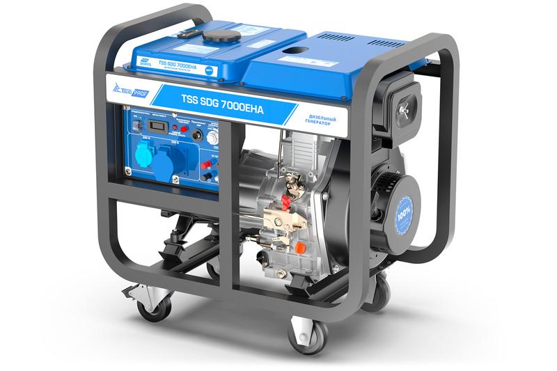 Электростанция/генератор дизельный TSS SDG 7000EHA ГК ТСС 100033