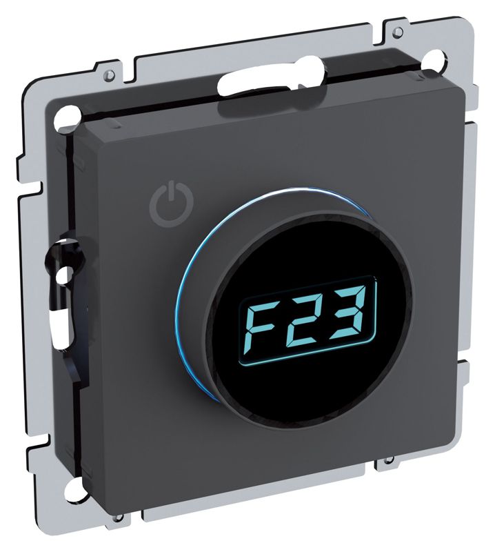 Термостат электронный с индик. BRITE СП IP20 ТС10-1-БрГ механизм графит IEK BR-RT11-K53