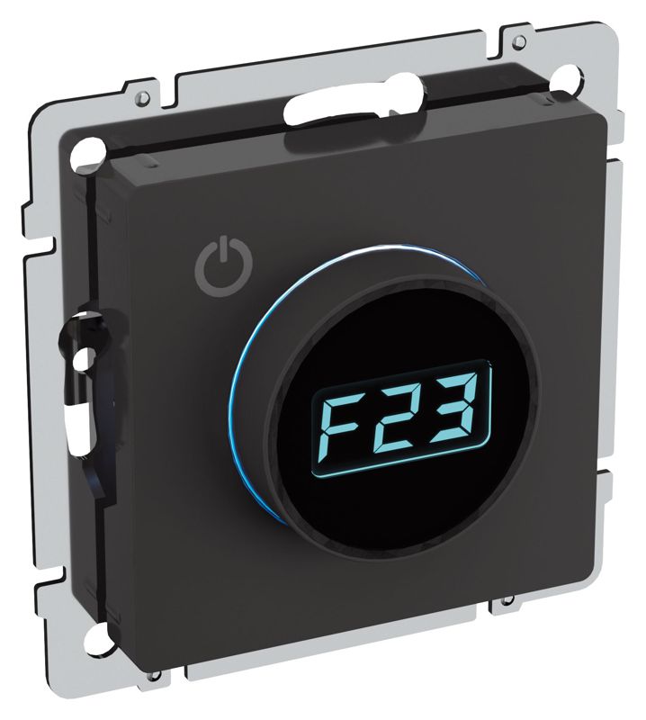 Термостат электронный с индик. BRITE СП IP20 ТС10-1-БрЧ механизм черн. IEK BR-RT11-K02