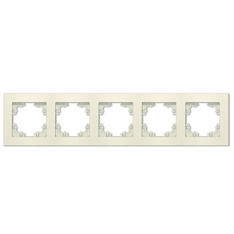 Рамка 5-м Афина универс. сл. кость (ivory) Universal A1042-I