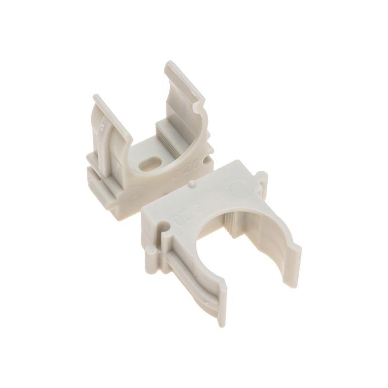 Держатель для труб (клипса) d20мм для монтажн. пистолета сер. Rexant 28-0420-1