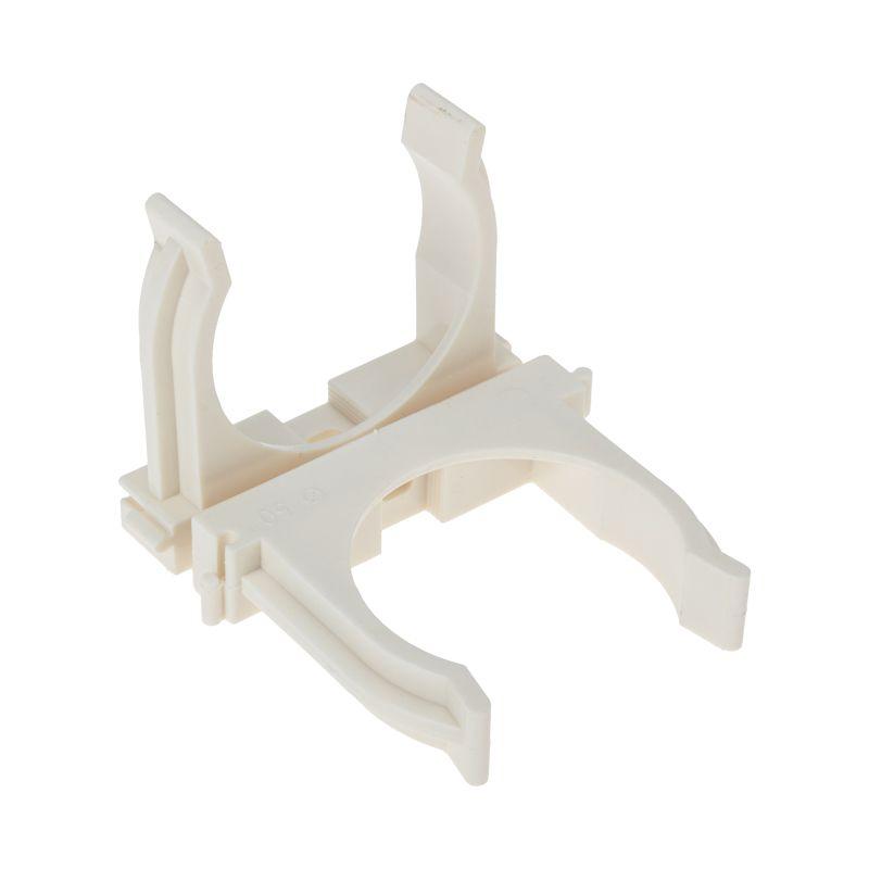 Держатель для труб (клипса) d50мм для монтажн. пистолета бел. Rexant 28-0450-3