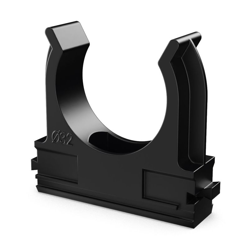 Держатель для труб (клипса) d32мм полистирол (в малой упак.) (уп.10шт) Промрукав PR13.0212