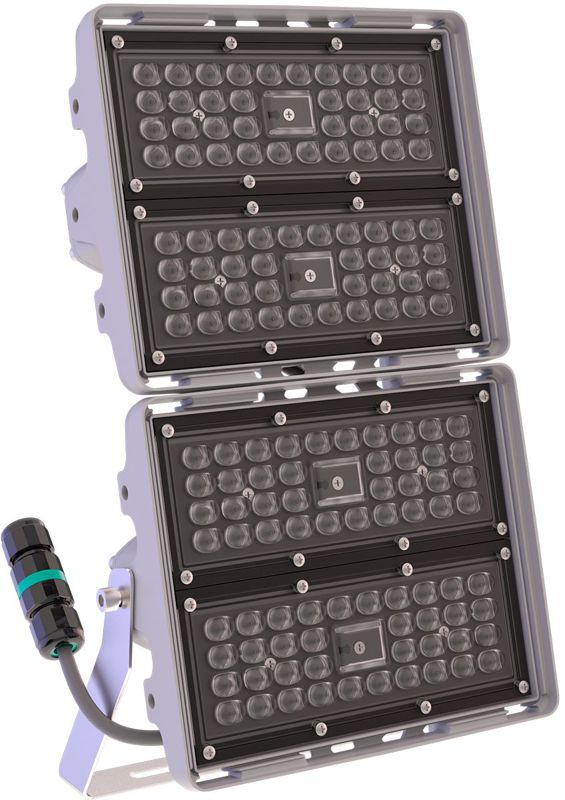 Прожектор светодиодный L-pixel 2/banner/100/Г30/750/(R5)/01/MT-KM/I1-C2/220AC IP66 RAL7035 LEDEL PX100-21516-123-182