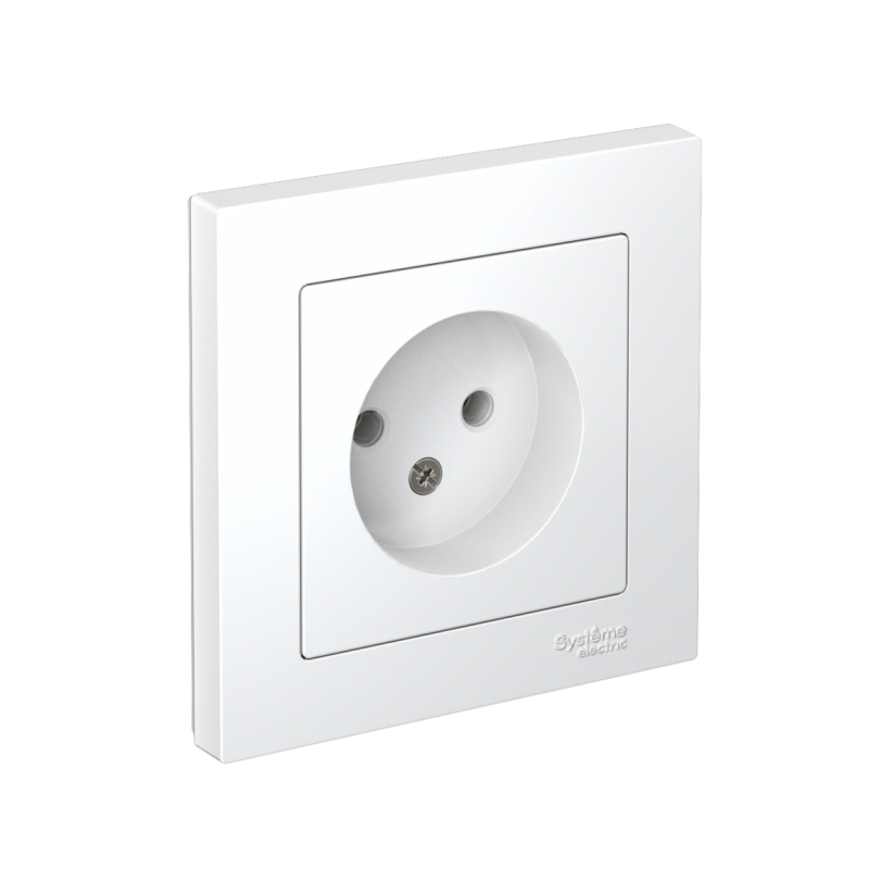 Розетка AtlasDesign без заземл. 16А в сборе лотос SE ATN001340