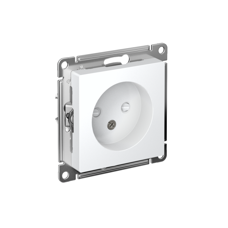 Розетка AtlasDesign 16А без заземл. защ. шторки механизм лотос SE ATN001349