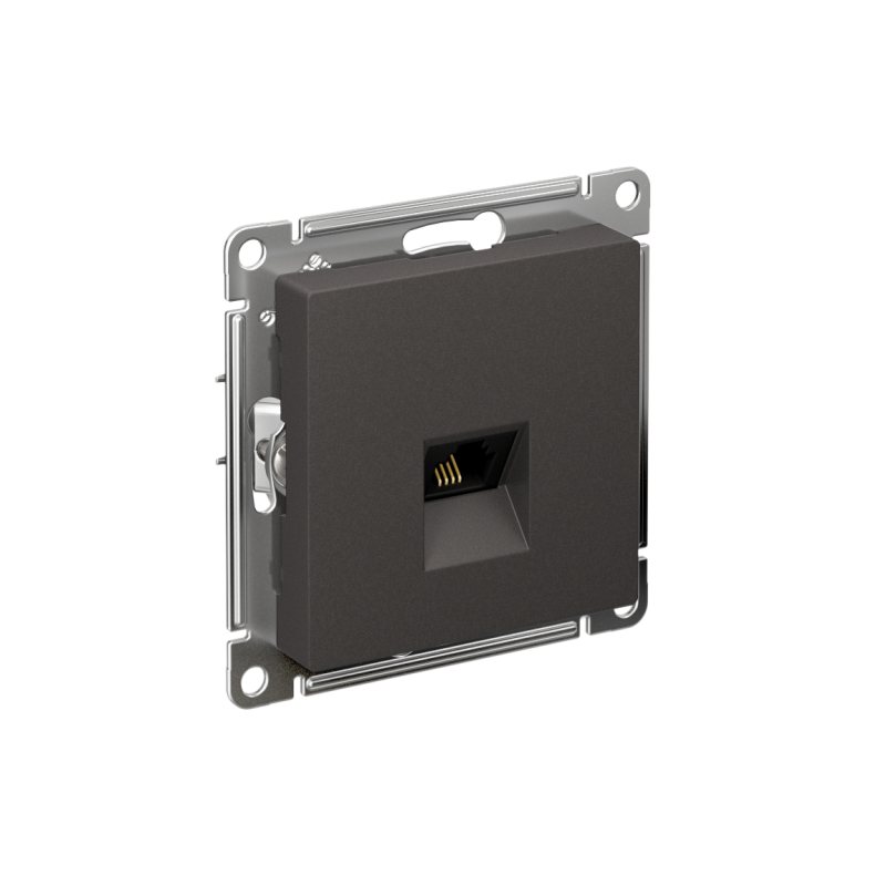 Розетка телефонная AtlasDesign RJ11 механизм базальт SE ATN001481