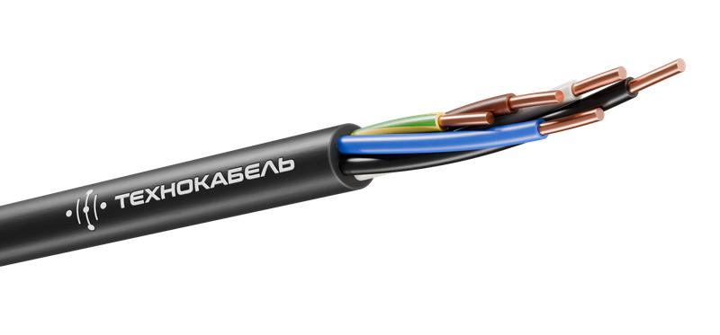 Кабель ВВГнг(А)-LSLTx 5х1.5 ОК (N PE) 0.66кВ (м) Технокабель 00-00148414