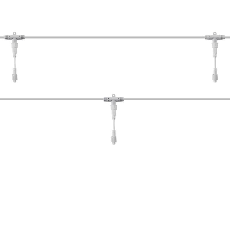 Разветвитель-шина для уличных гирлянд Professional (1 вход 5 выходов) расстояние 100см бел. ПВХ Neon-Night 315-409