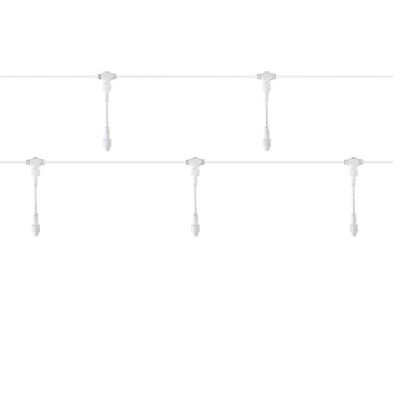 Разветвитель-шина для уличных гирлянд Professional (1 вход 5 выходов) расстояние 50см бел. ПВХ Neon-Night 315-408