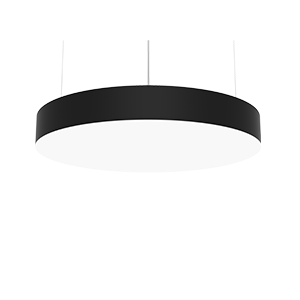 Светильник светодиодный Deleo 90Вт 4000К 600x80мм подвесной с опаловым рассеив. RAL9005 черн. матов. VARTON V1-R0-90202-30000-2009040