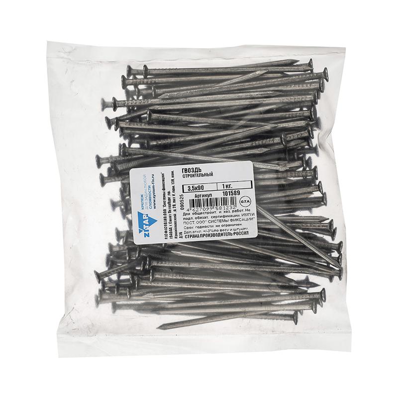 Гвоздь строительный 3.5х90 (уп.1кг) Tech-Krep/Zitar 101589