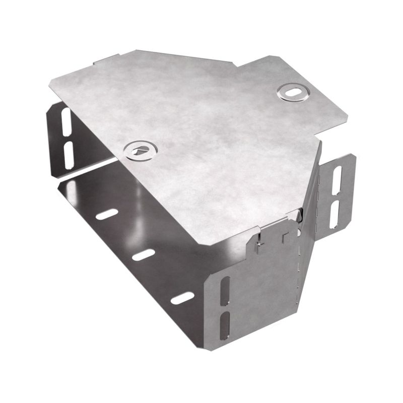 Переходник для лотка симметричный 200х100х80 с крышкой Стандарт Промрукав PR16.0473