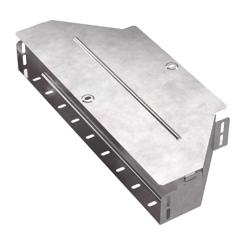 Переходник для лотка симметричный 500х300х80 с крышкой Стандарт Промрукав PR16.0665