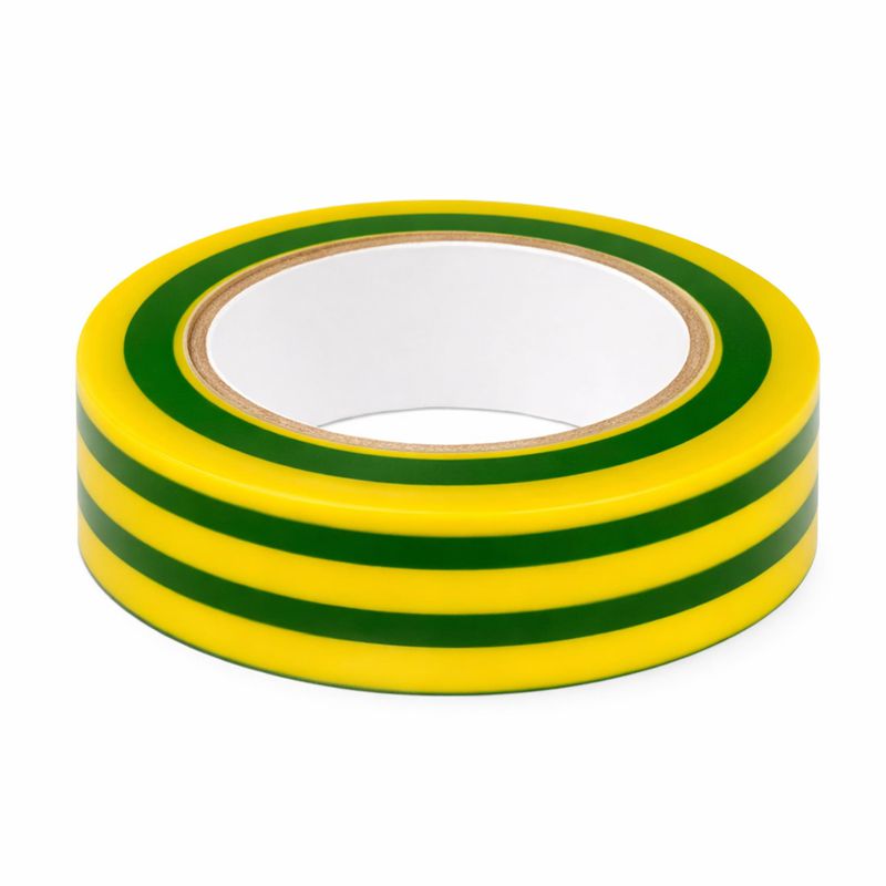 Лента изоляционная ПВХ 19х0.15 (20м) в рулоне желт./зел. DKC PVC192015YGN