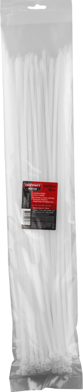 Хомут 90 306 OCT-048-500-100-WH (уп.100шт) ОНЛАЙТ 90306