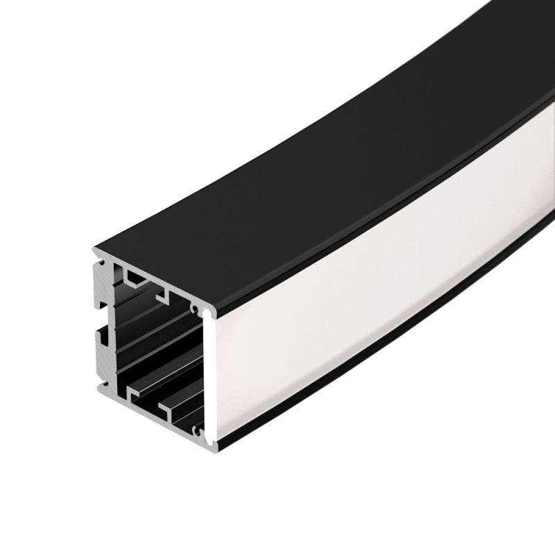 Профиль SL-ARC-3535-D1500-W90 BLACK (1180мм дуга 1 из 4) алюм. Arlight 026599