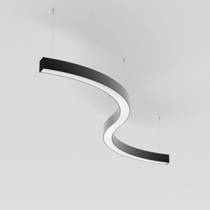 Светильник SP-LINE-HANG ARC-S3535-D800-65W Warm3000 (BLACK 230В) металл Arlight 034052(1)