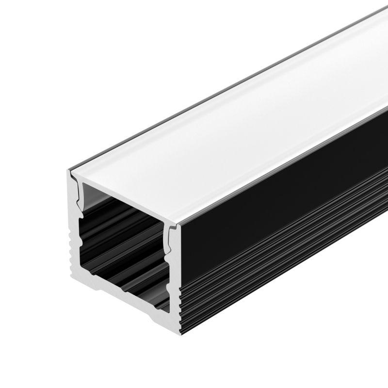 Профиль SL-SLIM-H13M-2000 BLACK L2000 алюм. Arlight 032997