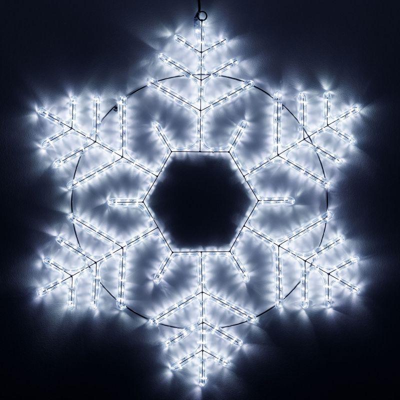 Фигура ARD-SNOWFLAKE-M10-1000x900-504LED White (230В 31Вт) (IP65) Ardecoled 034258